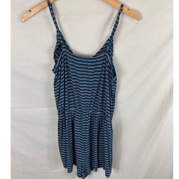 American Eagle Striped Cinch Waist Romper Size Small - Picture 6 of 6
